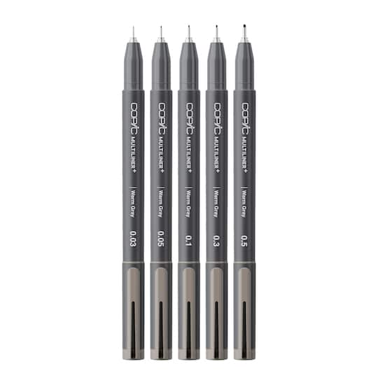 Copic® Multiliner+ Warm Gray Pen Set